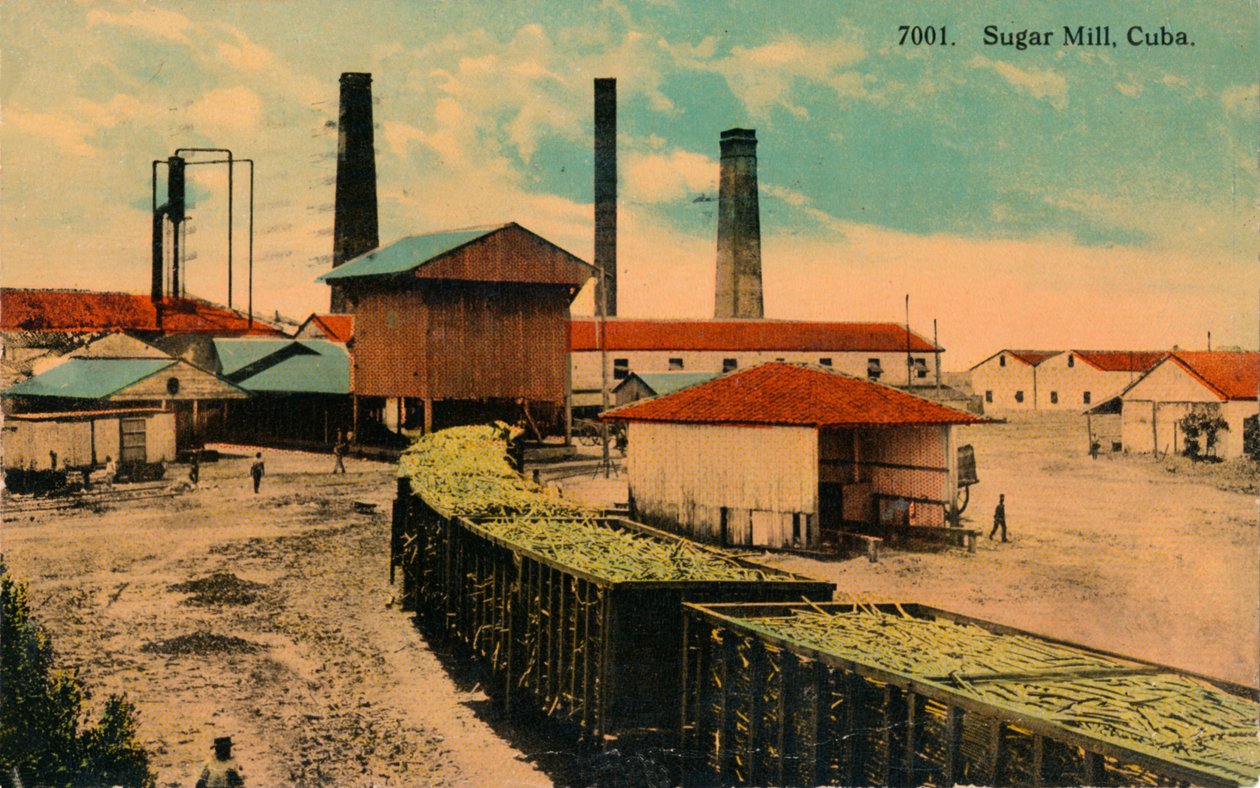 Sucrerie, Cuba, vers 1913 - Unbekannt