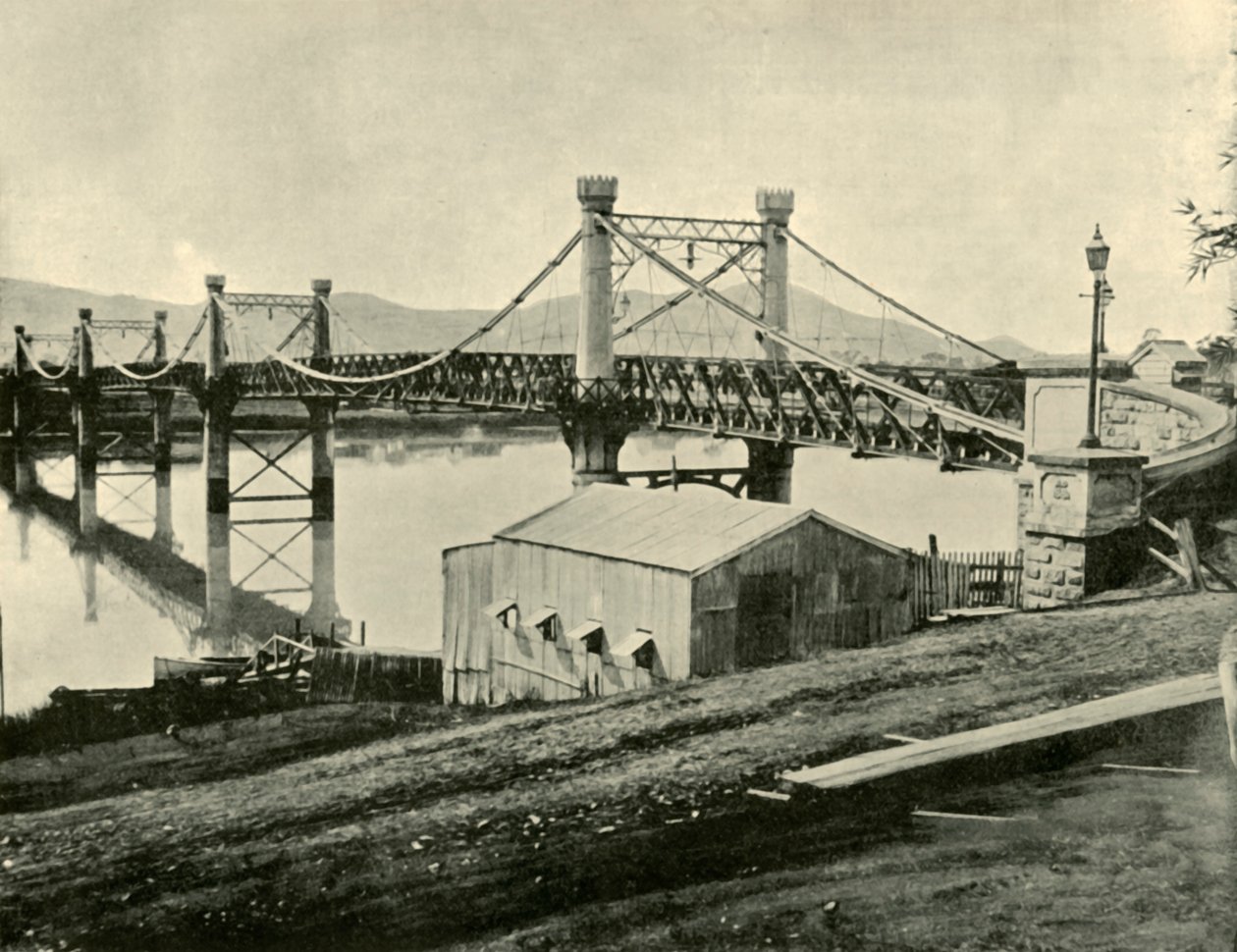 Pont suspendu, sur le Fitzroy, 1901 - Unbekannt