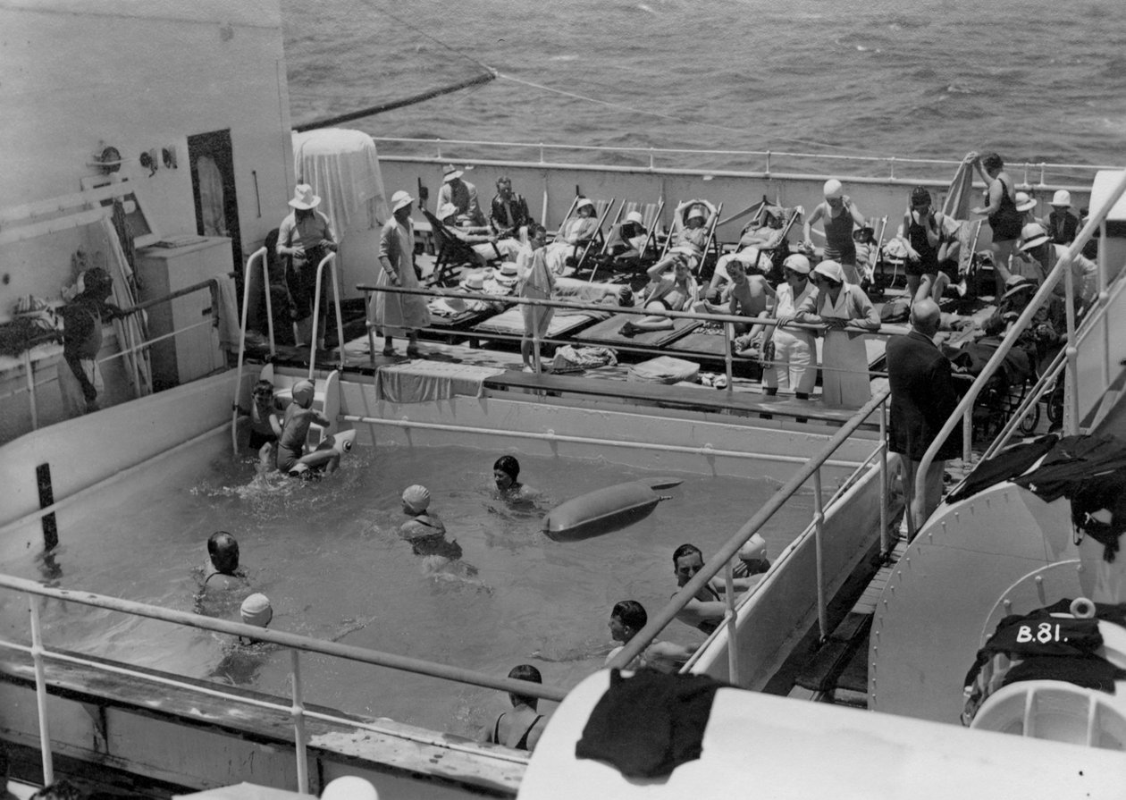Piscine à bord du RML Atlantis, vers 1929-1939 - Unbekannt
