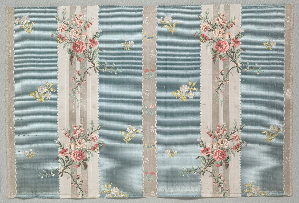 Fragment de taffetas, fin des années 1700 - Unbekannt