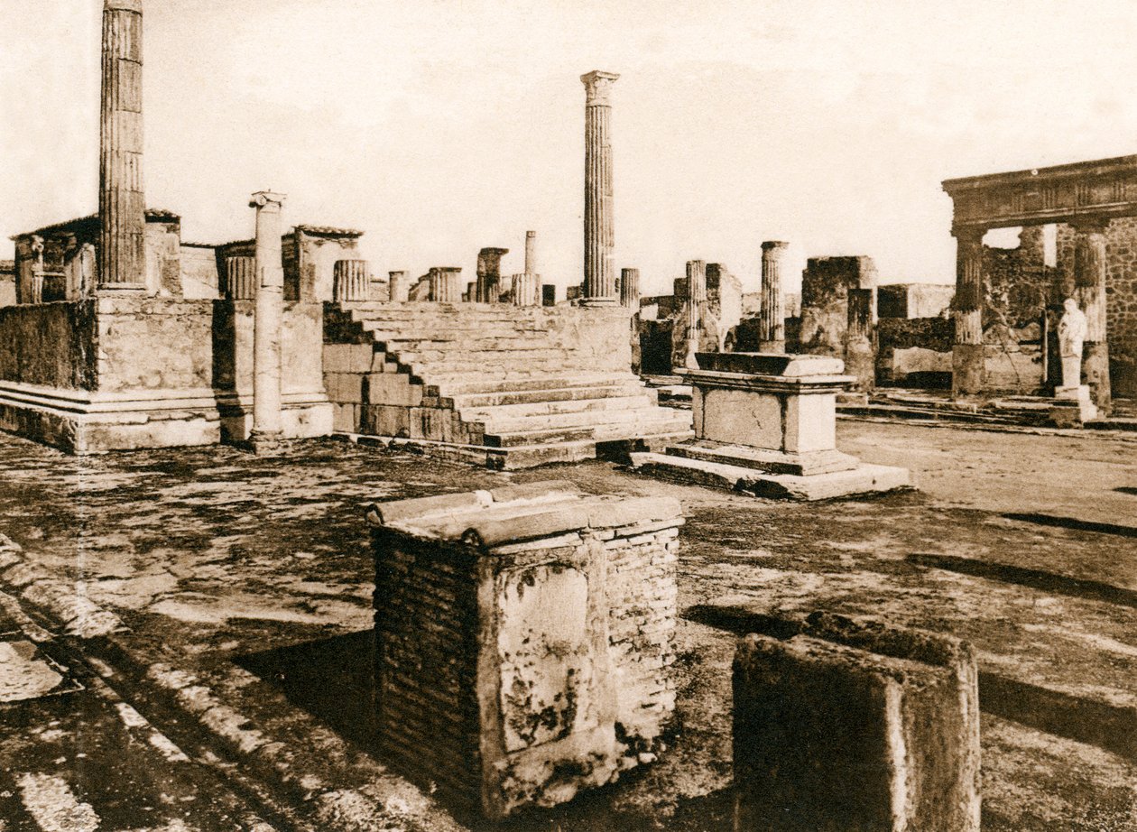 Tempio di Giove, Pompéi, Italie, années 1900 - Unbekannt