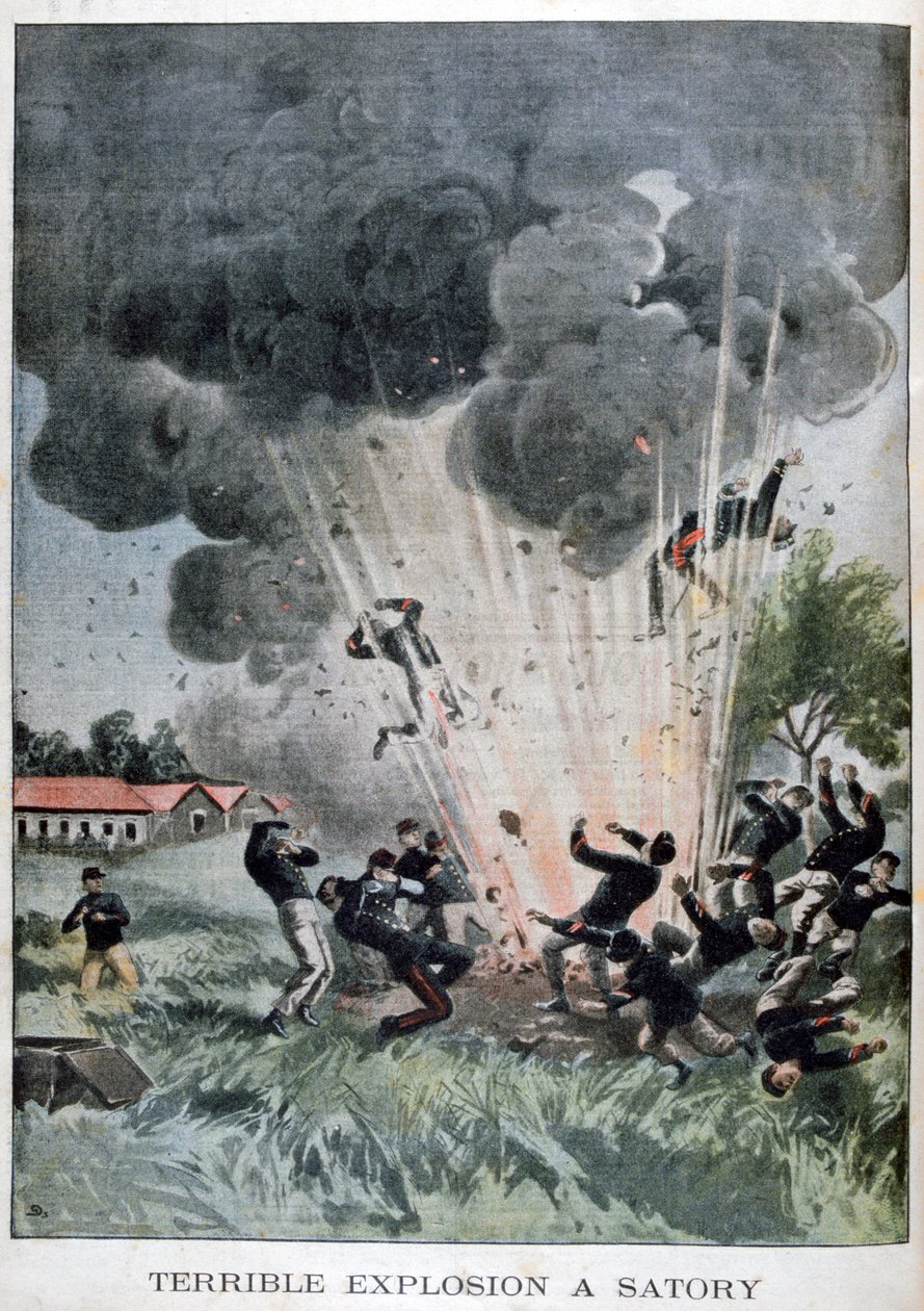 Terrible explosion à Satory, France, 1902 - Unbekannt