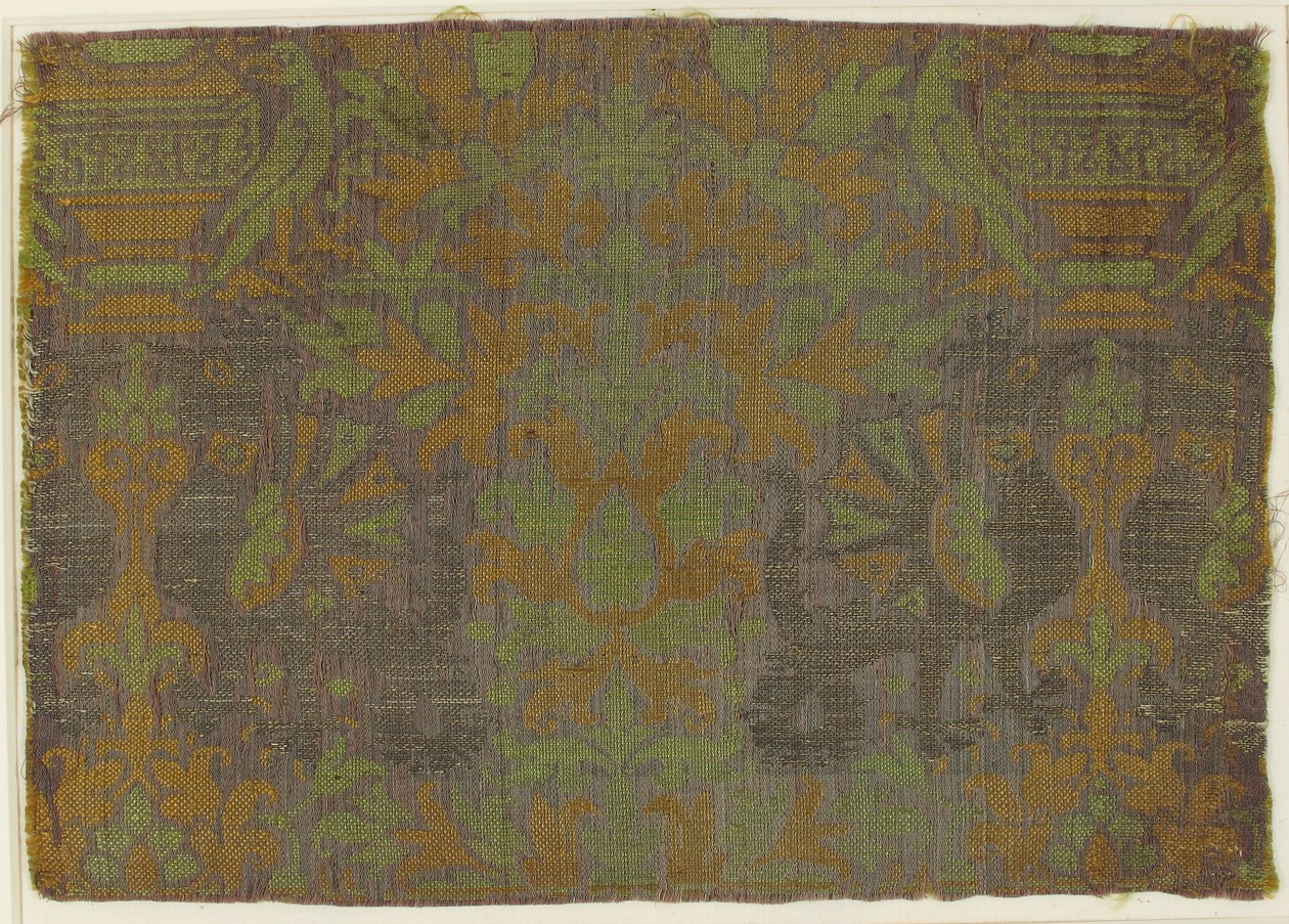 Textile avec plantes et animaux, italien, 15ème siècle - Unbekannt