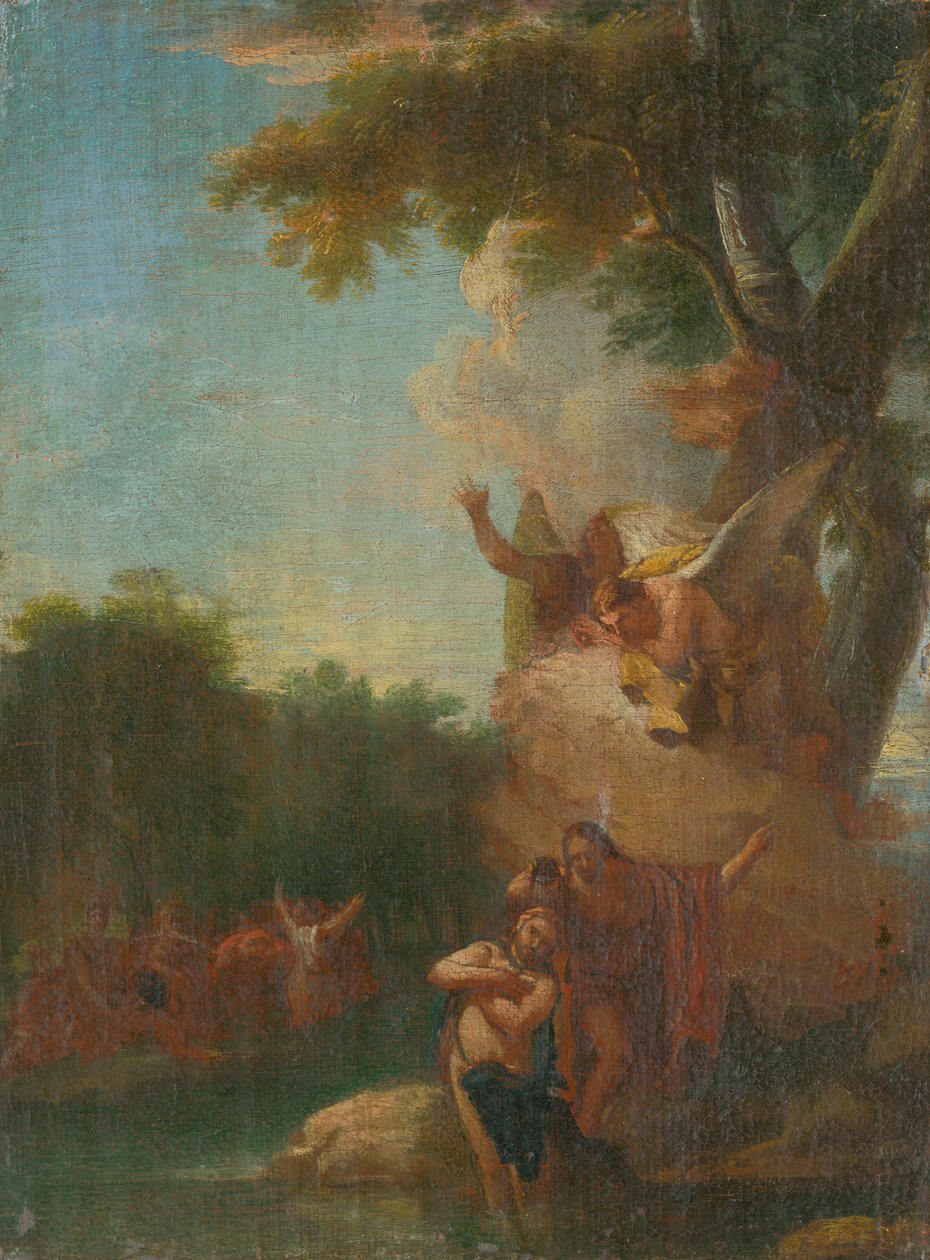Le baptême dans le Jourdain - Unbekannt