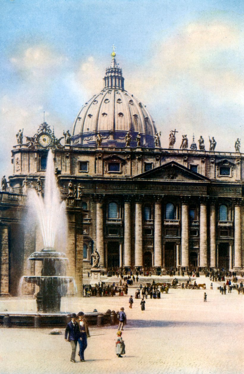 La basilique Saint-Pierre, Rome, 1926 - Unbekannt