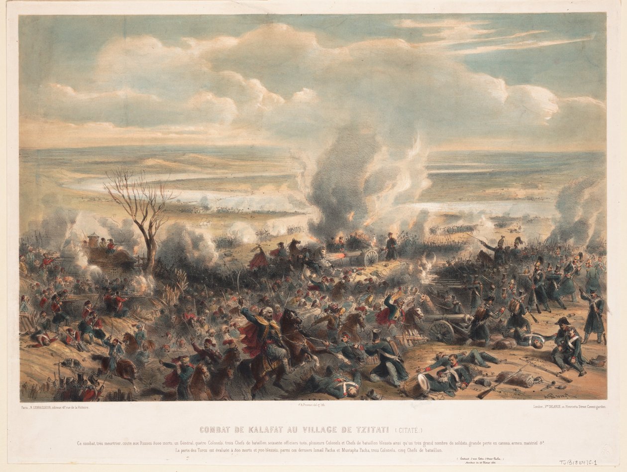 La bataille de Calafat en janvier 1854, 1854 - Unbekannt