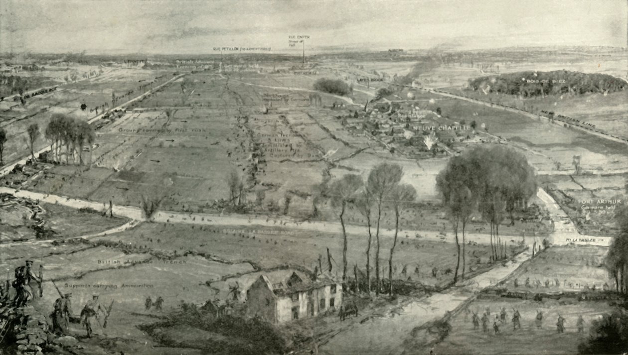 La bataille de Neuve-Chapelle, 1919 - Unbekannt
