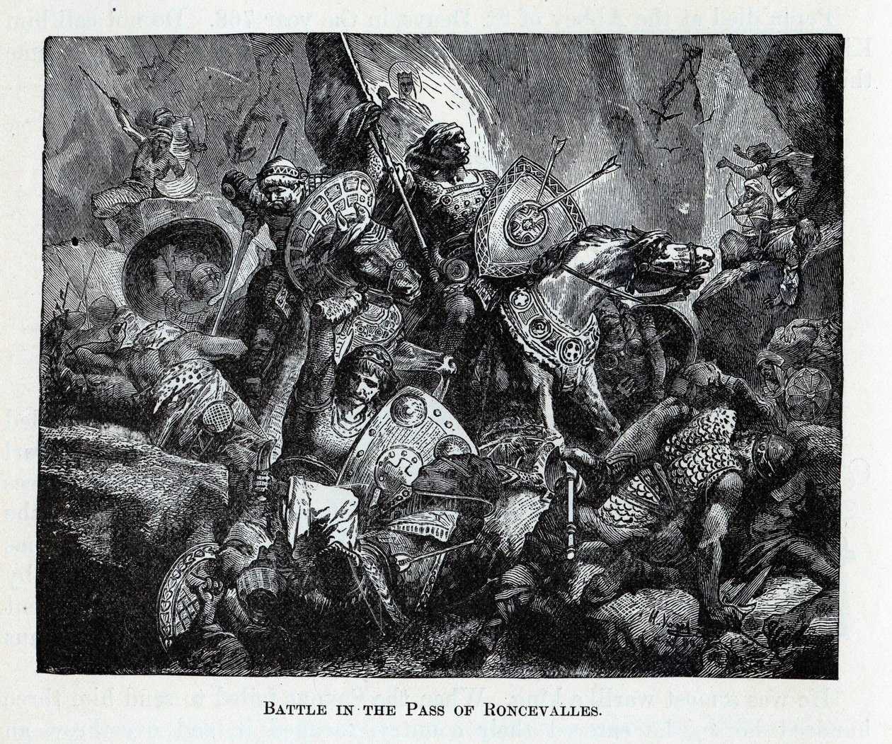 La Bataille de Roncevaux, 1882 - Unbekannt
