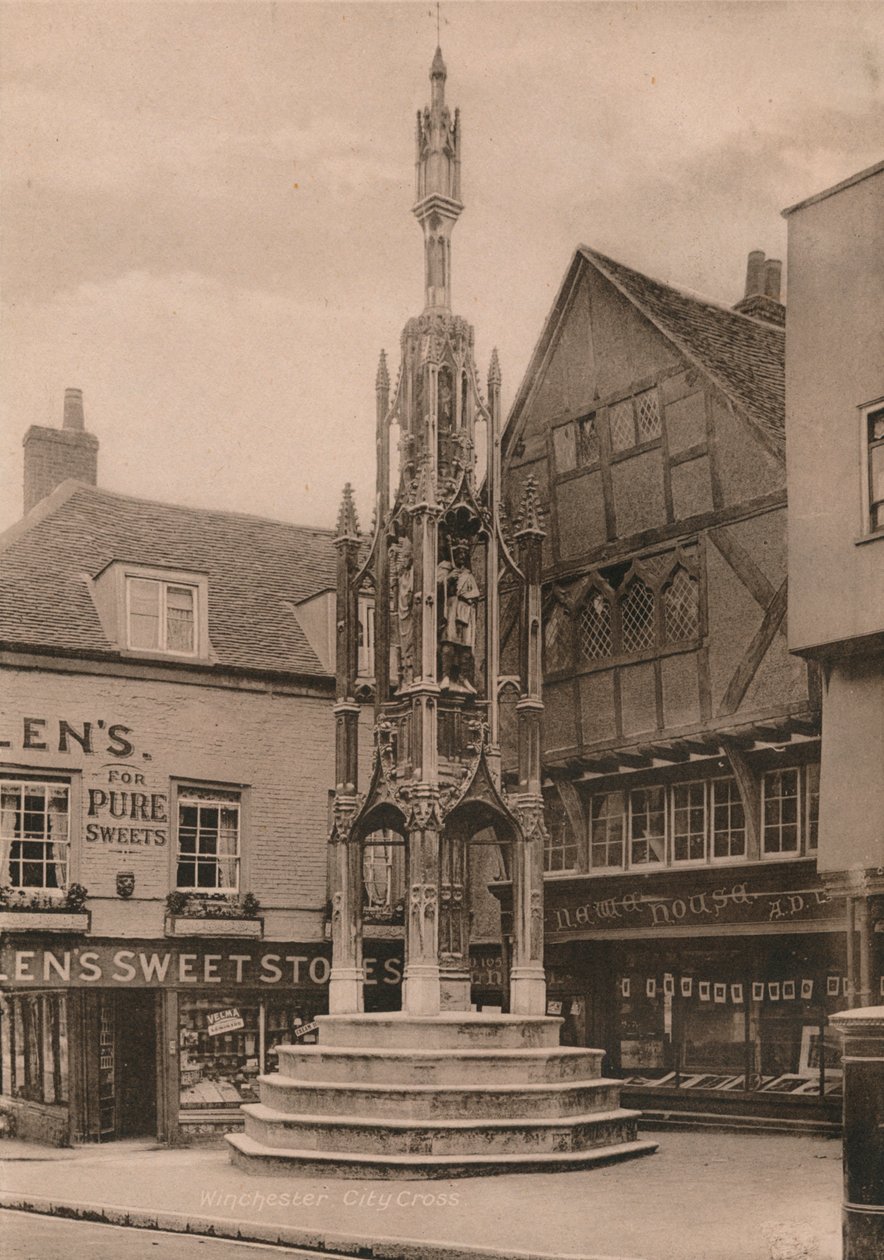 Le Buttercross, Winchester, Hampshire, début du 20e siècle - Unbekannt