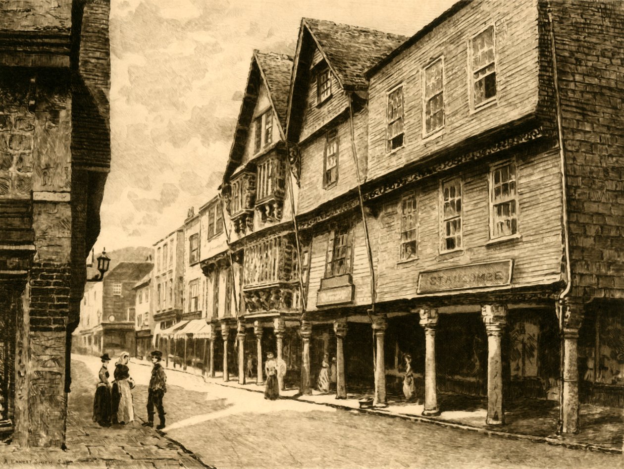 The Butterwalk, Dartmouth, 1898 - Unbekannt
