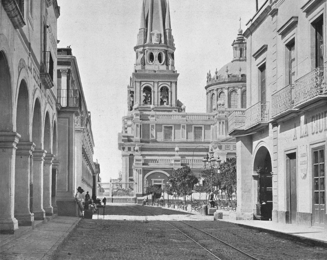 La cathédrale de Guadalajara, Mexique, vers 1900 - Unbekannt