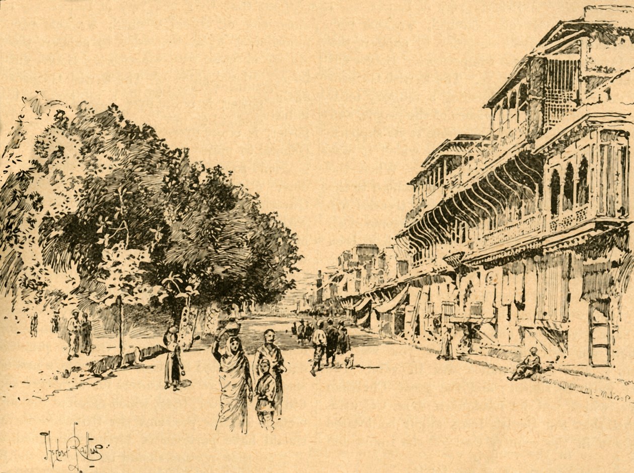 Le Chandni Chowk, Delhi, Inde - Unbekannt