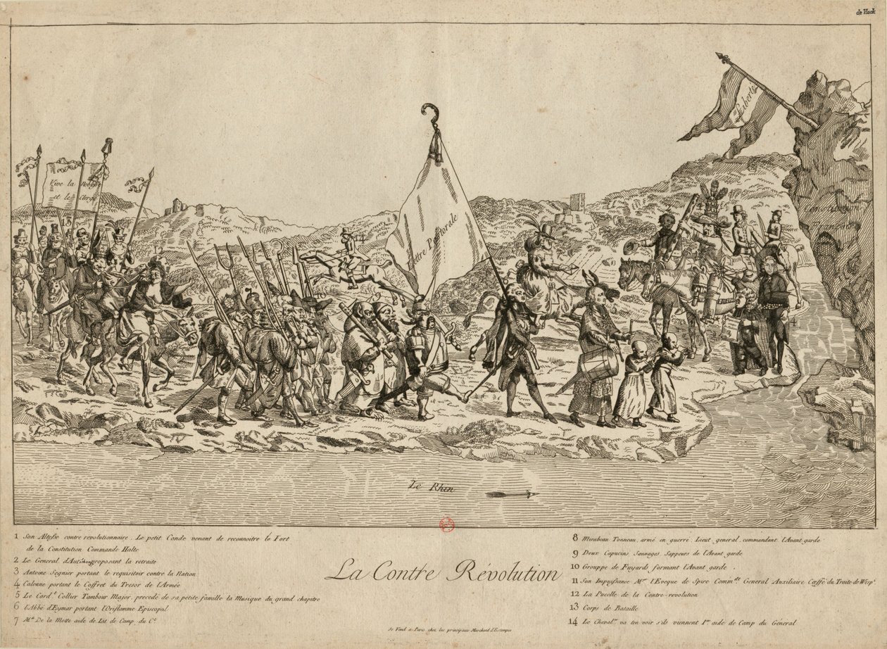 La Contre-révolution, 1791 - Unbekannt