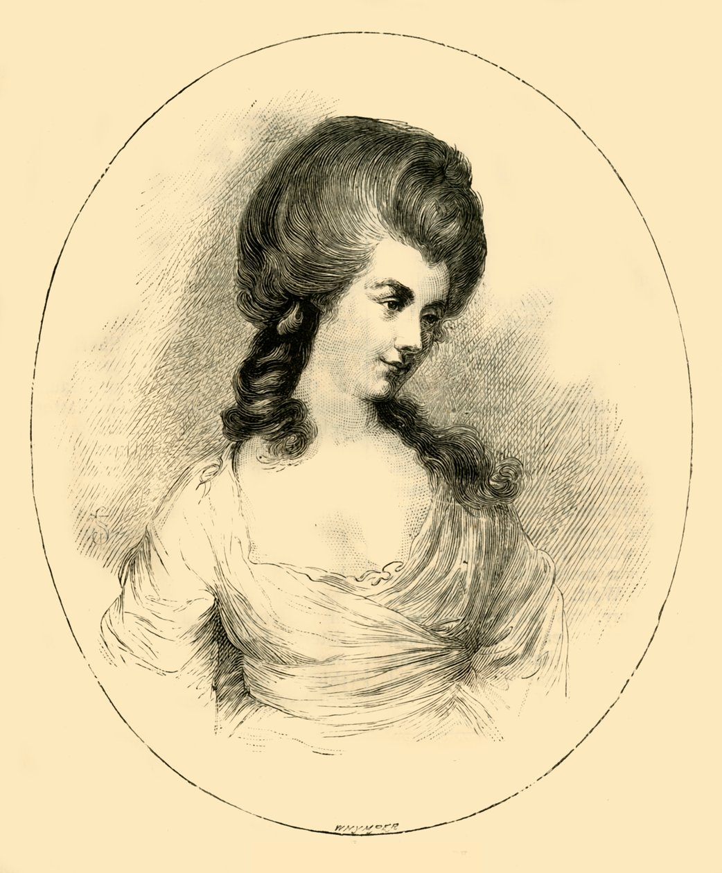 La duchesse de Devonshire, c1780, 1881 - Unbekannt