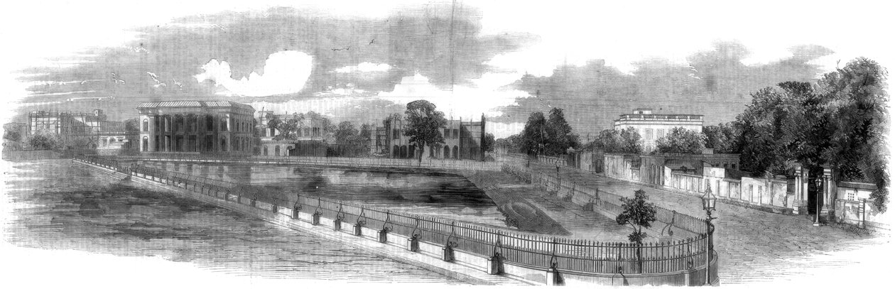 Le Dunkin Bustee, Chowringhee, Calcutta, Inde, 1860 - Unbekannt