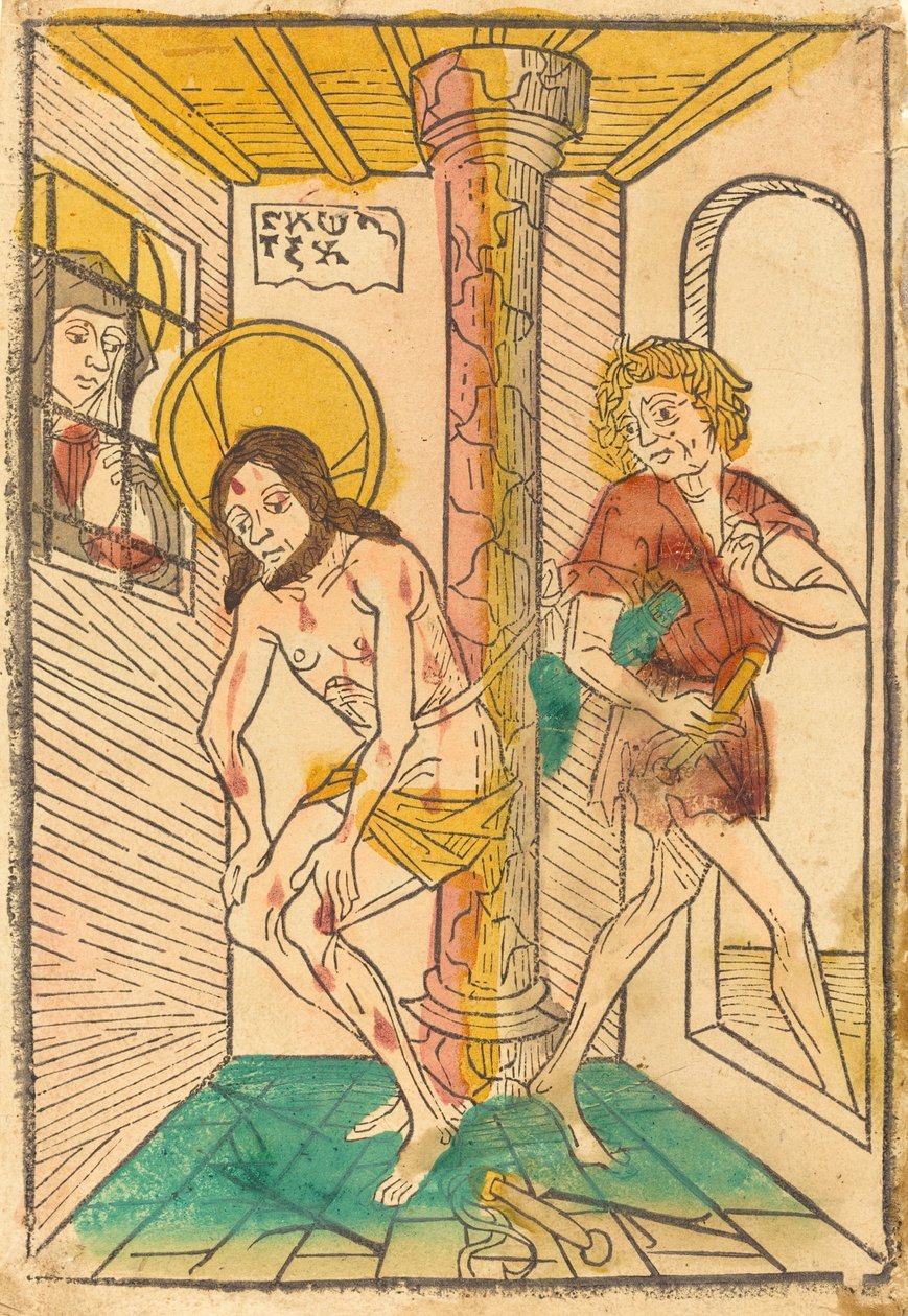 La Flagellation en présence de Marie, 1465-1475 - Unbekannt
