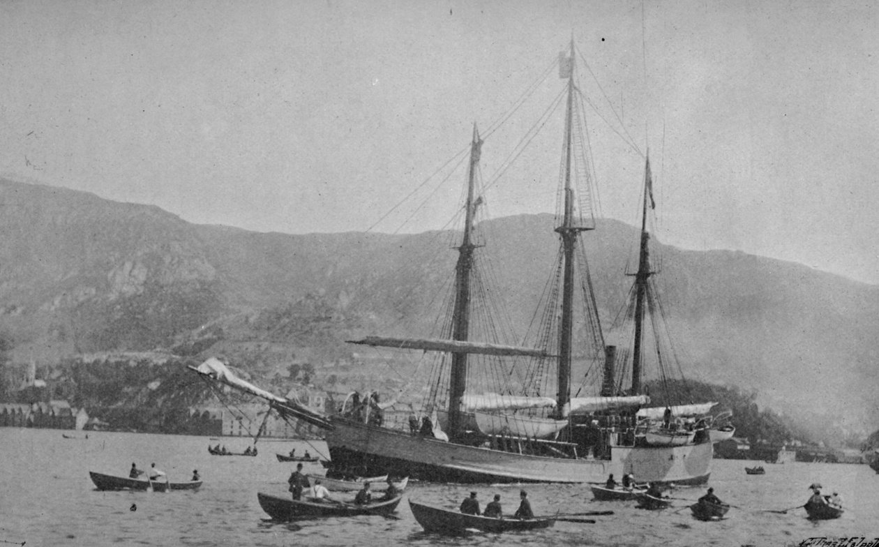 Le Fram quittant Bergen - Unbekannt
