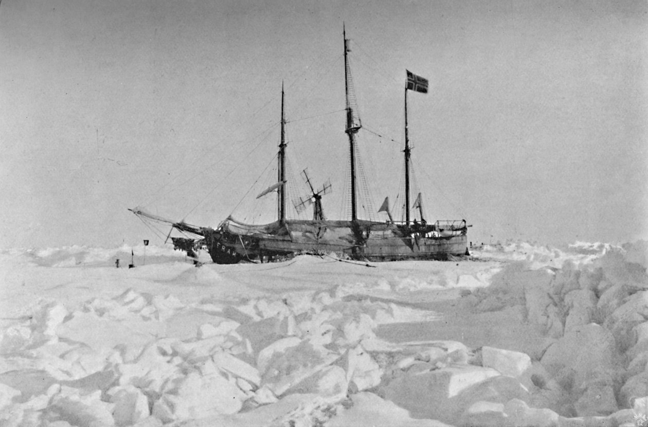 Le Fram dans la glace. 1895, 1897 - Unbekannt