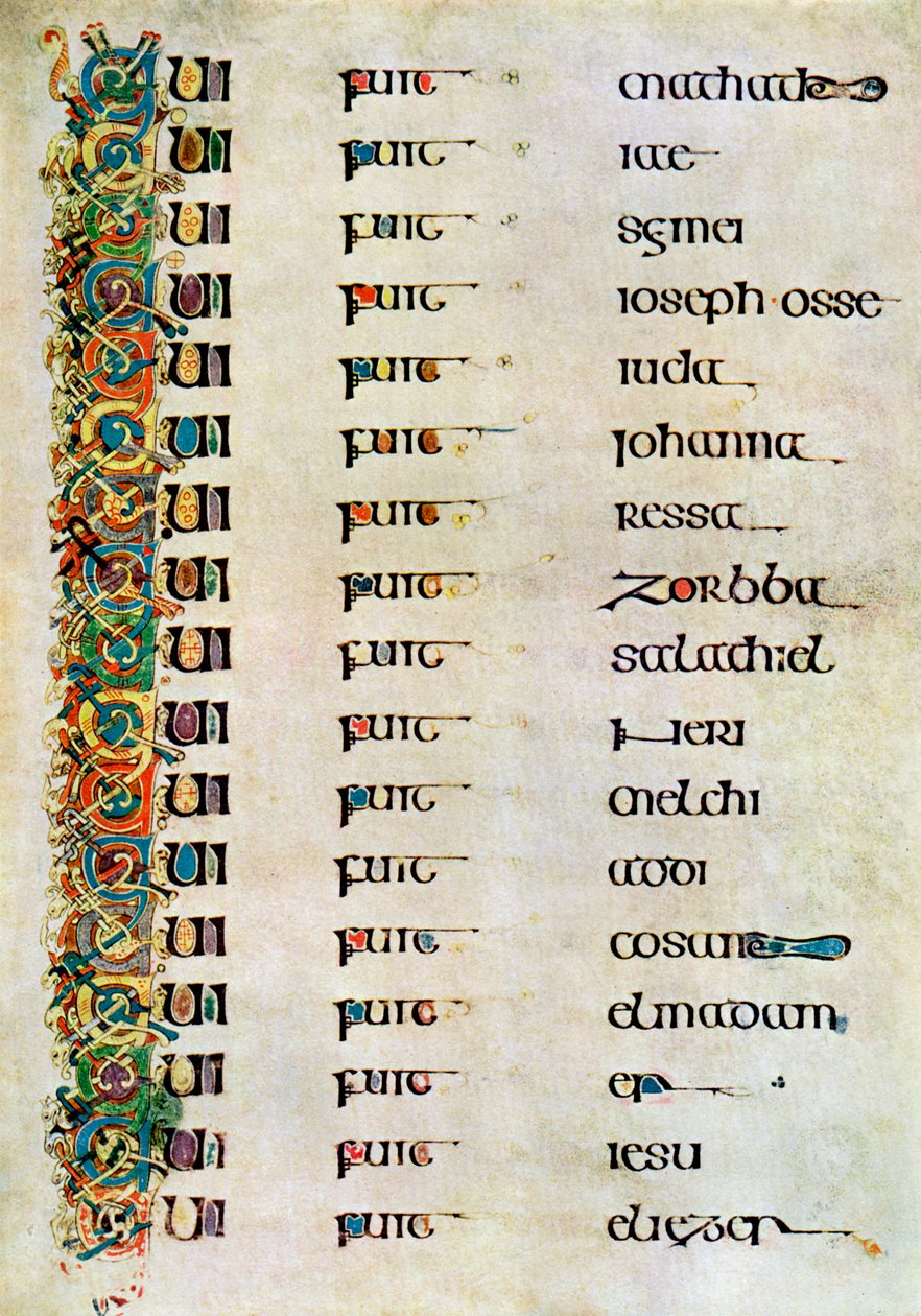La Généalogie du Christ, 800 AD, 20ème siècle - Unbekannt