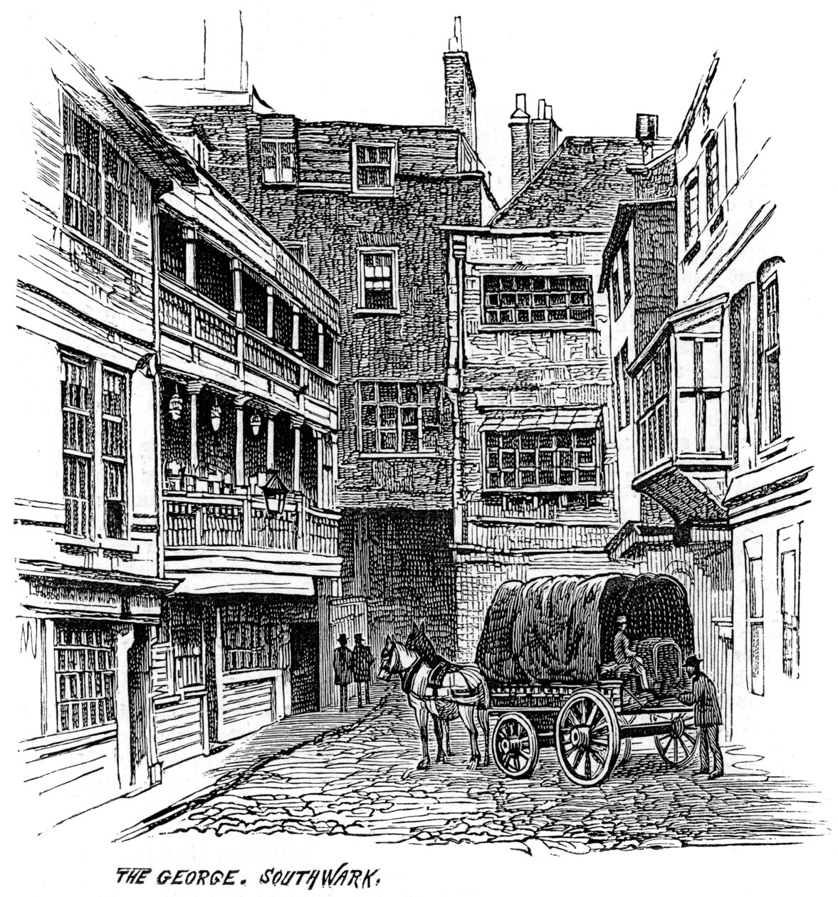 The George Inn, Southwark, Londres, 1887 - Unbekannt