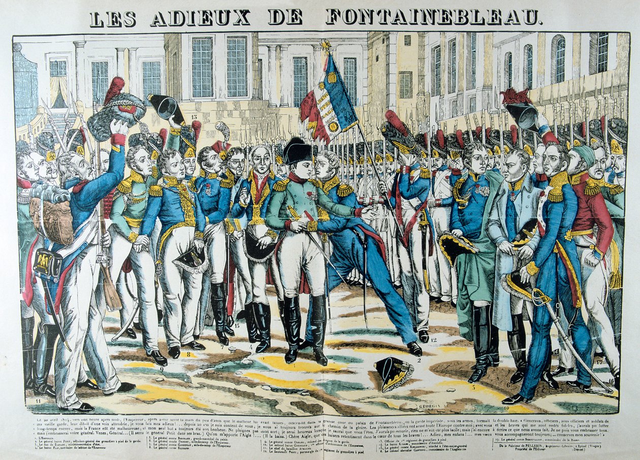 Les adieux de Fontainebleau, 19e siècle - Unbekannt