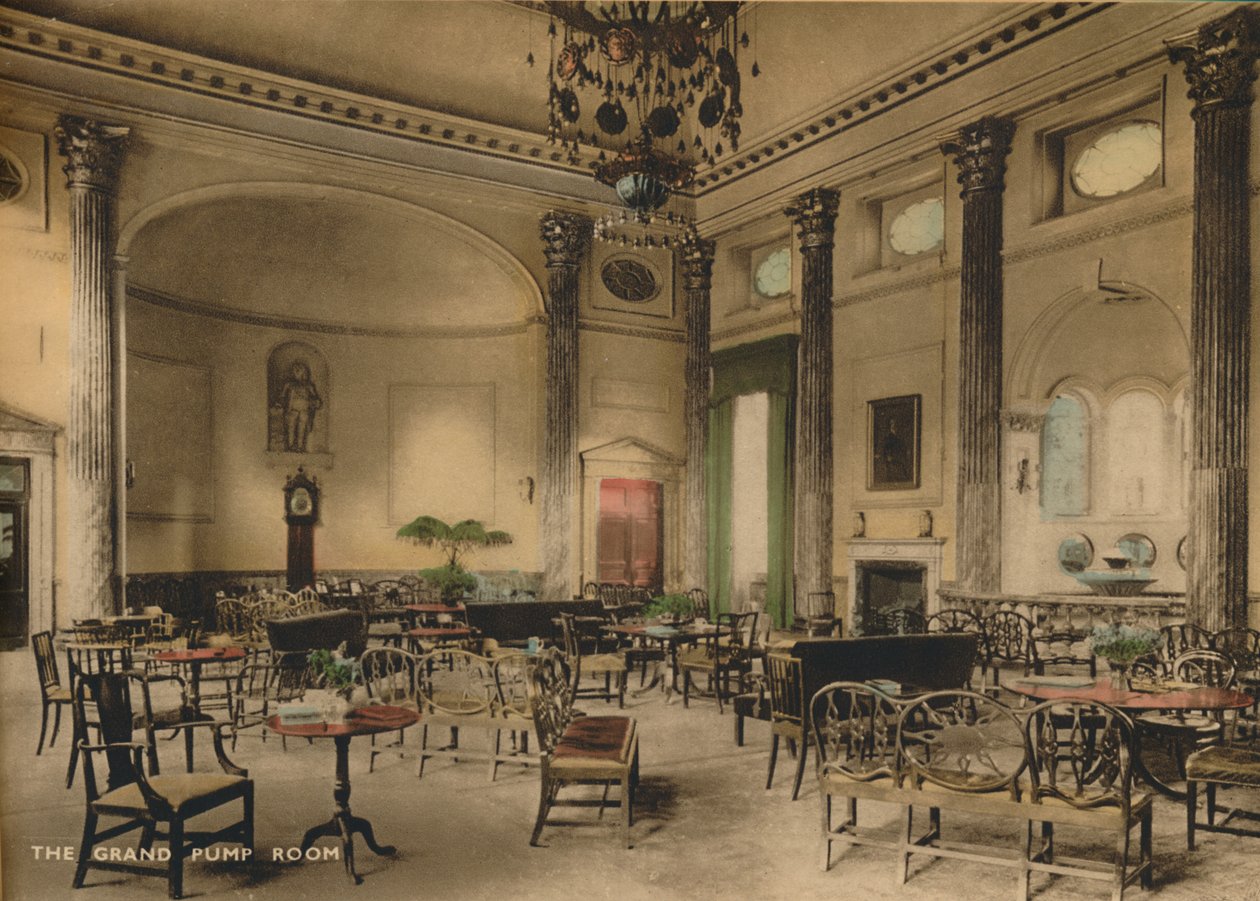 La grande salle des pompes, Bath, Somerset, vers 1925 - Unbekannt