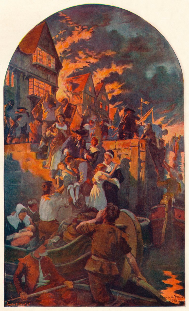 Le Grand Incendie de Londres, 1666, 1905 - Unbekannt