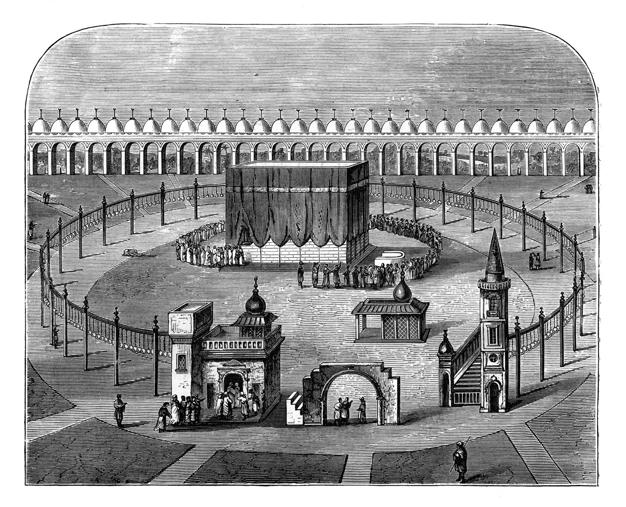 La Kaaba, La Mecque, Arabie Saoudite, vers 1890 - Unbekannt