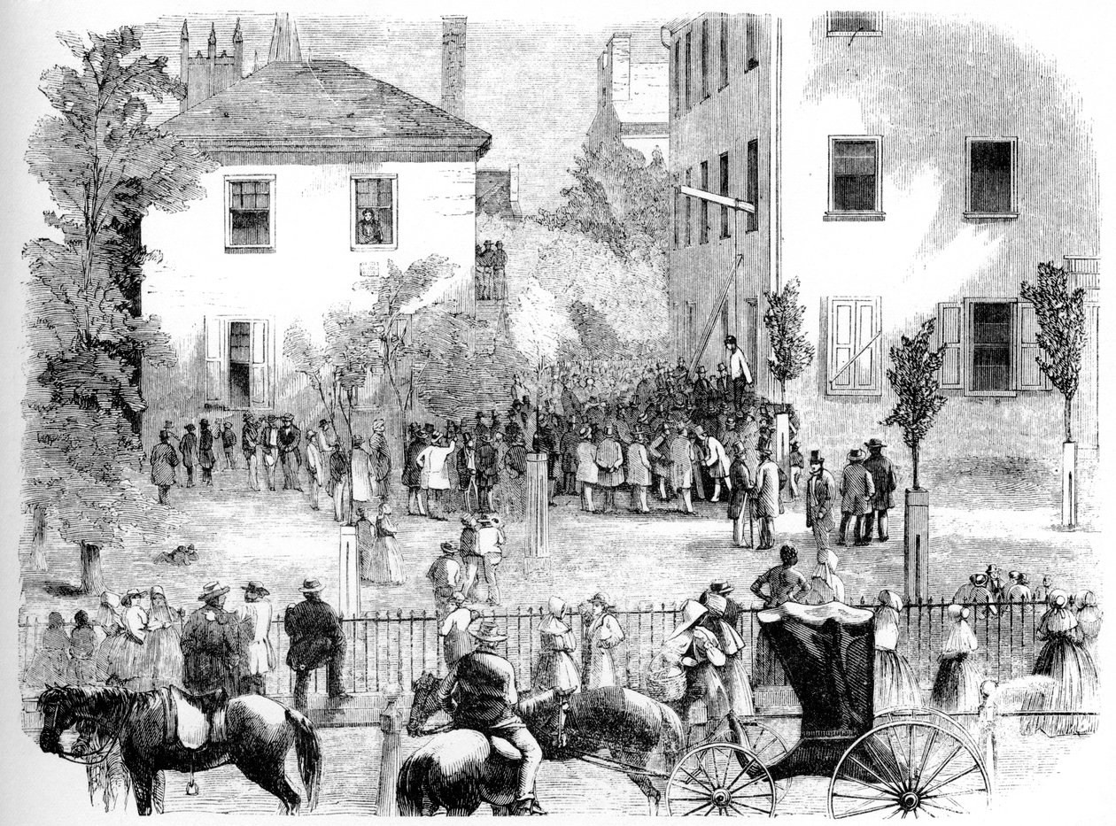 Le lynchage du Kentucky, vers 1860 - Unbekannt