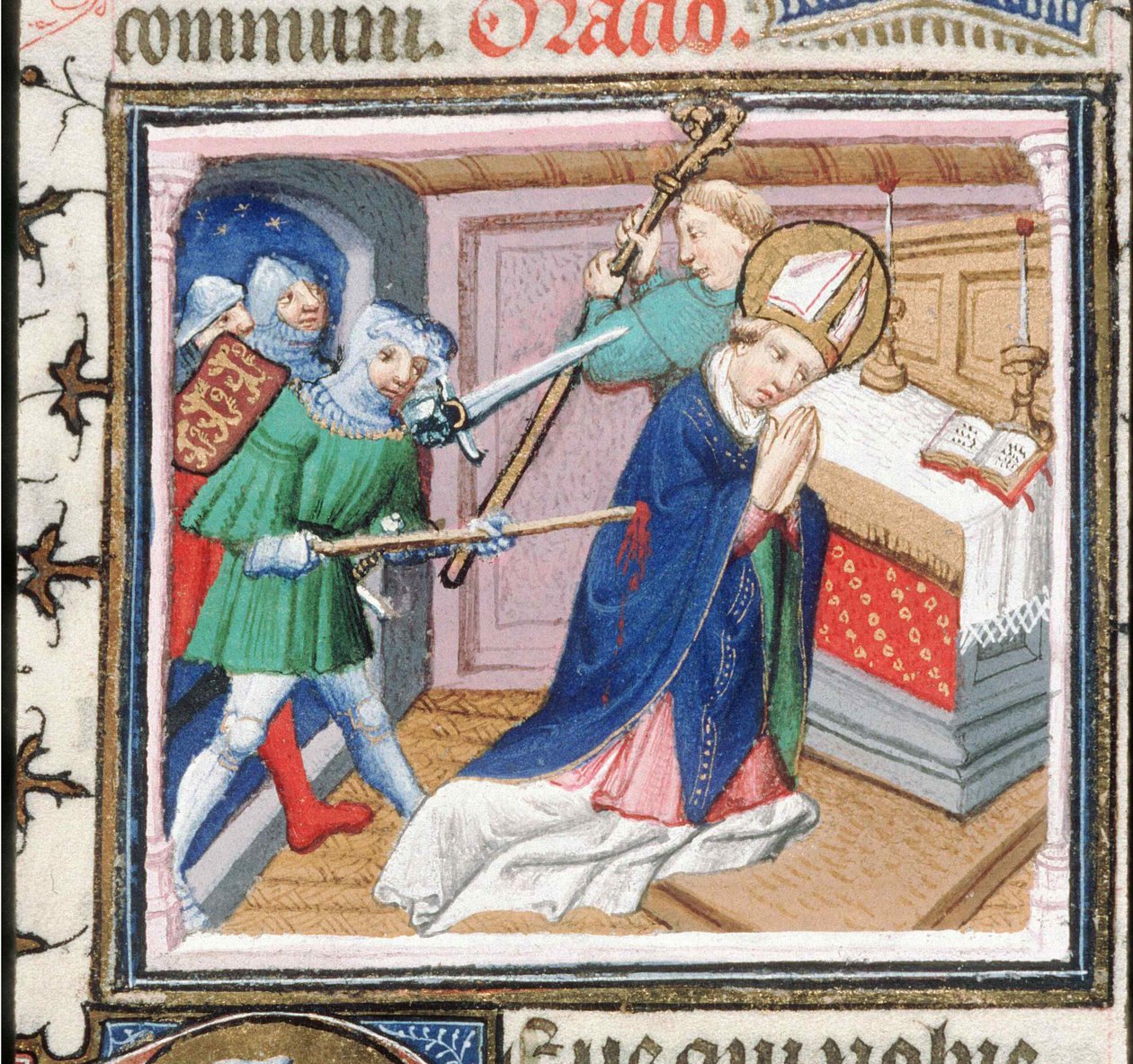 Le Martyre de Saint Thomas Becket, 1460s - Unbekannt