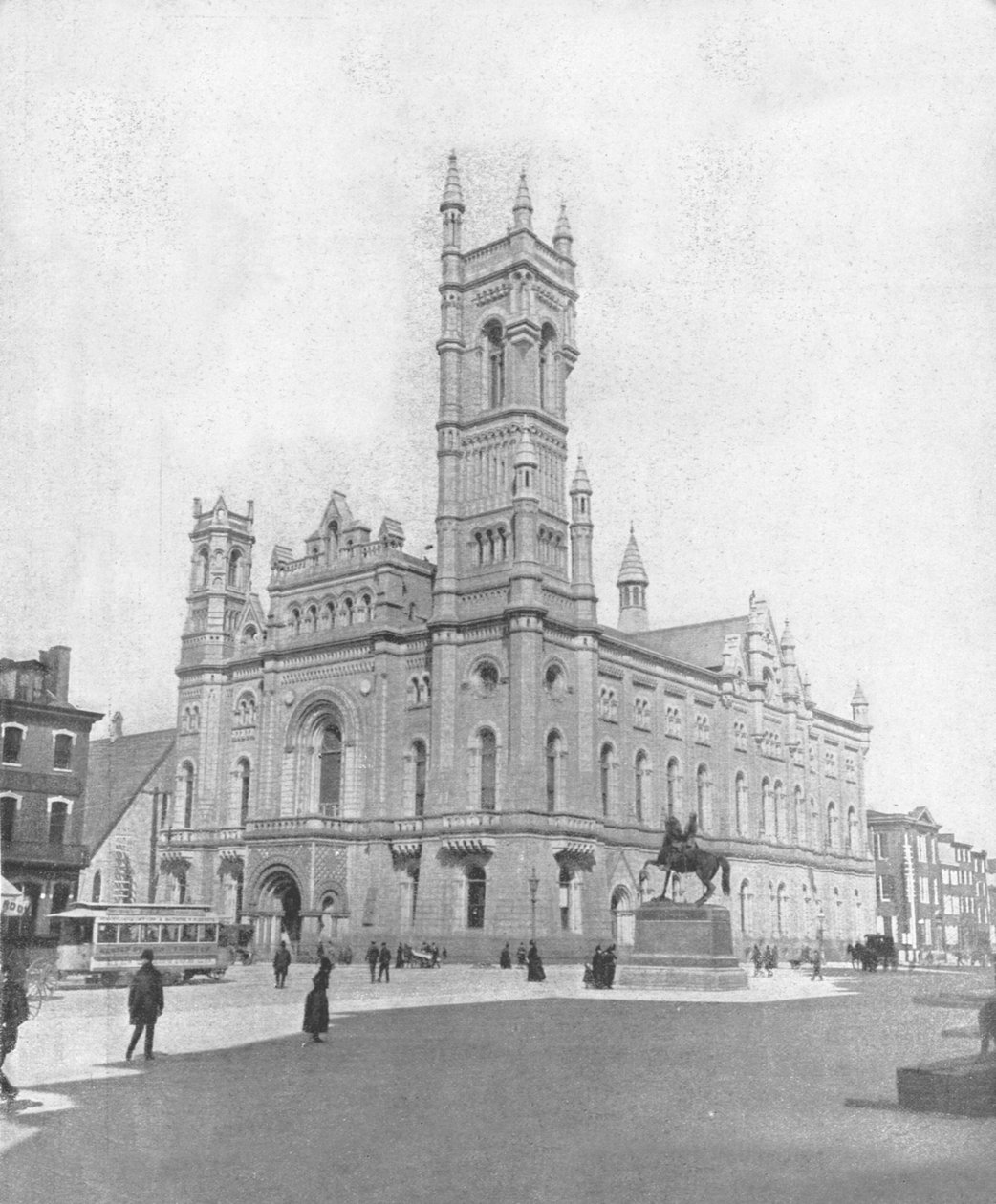 Le temple maçonnique, Philadelphie, États-Unis, vers 1900 - Unbekannt