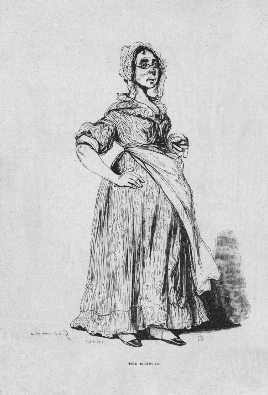 La Sage-femme, début du 19ème siècle - Unbekannt