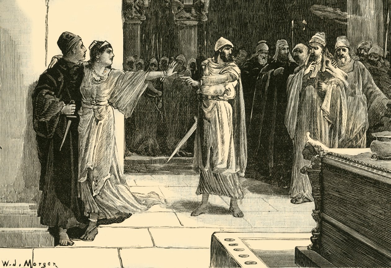 La mère de Cyrus sauvant sa vie, 1890 - Unbekannt