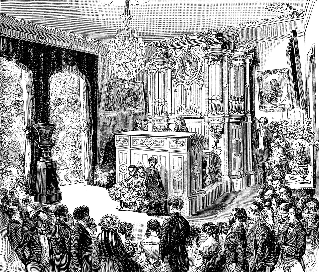 La soirée musicale chez Pauline Viardot-Garcia - Unbekannt