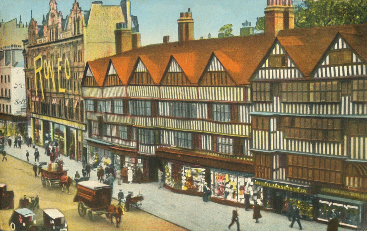 Les vieilles maisons, Holborn, Londres, vers 1910 - Unbekannt
