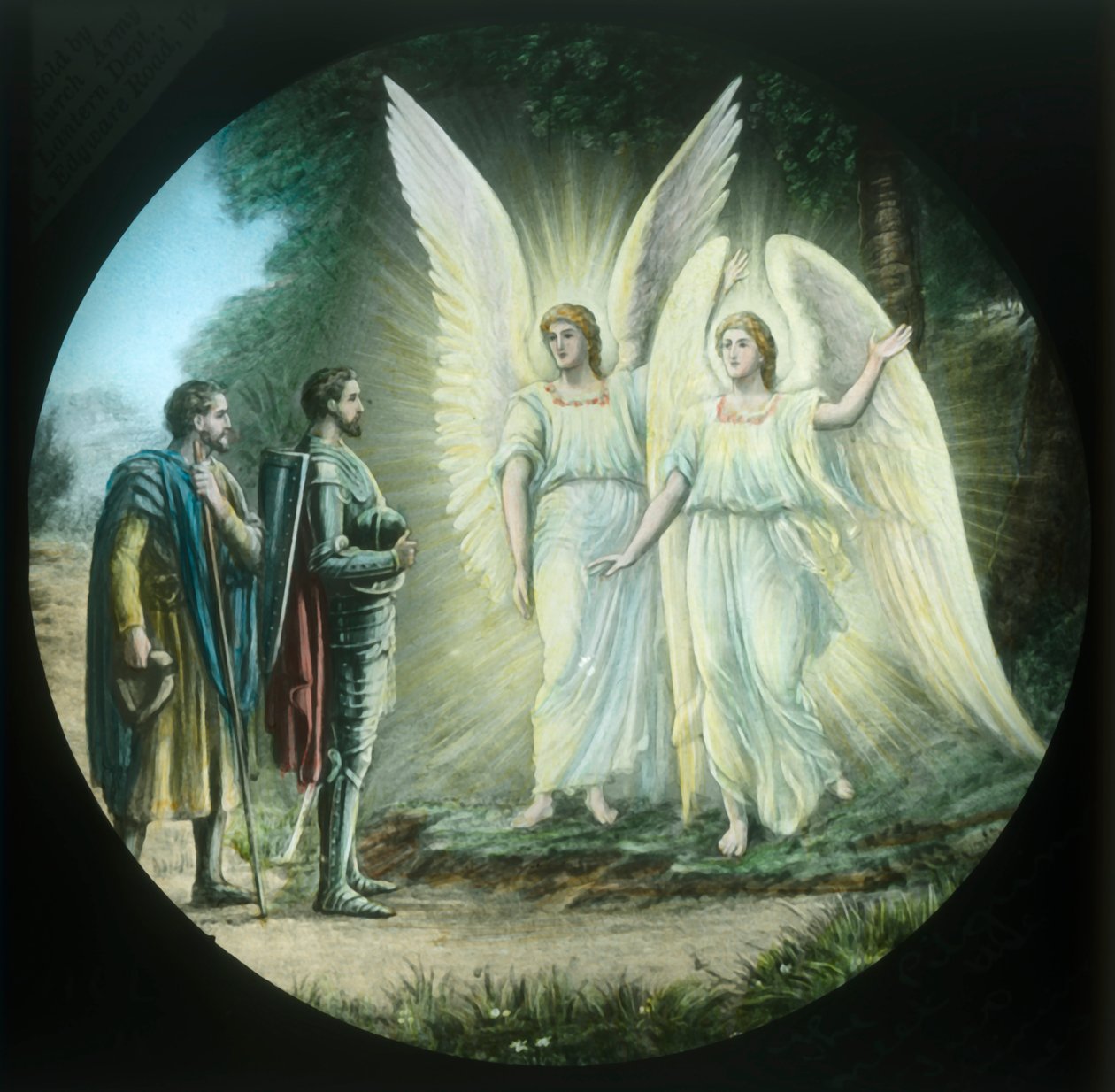 Les pèlerins rencontrent les deux brillants, vers 1910 - Unbekannt