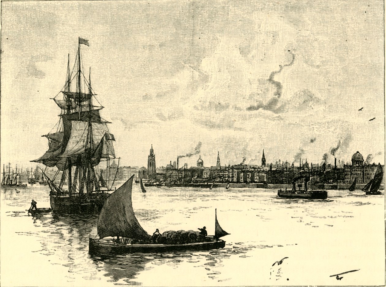 Le port de Liverpool, 1898 - Unbekannt