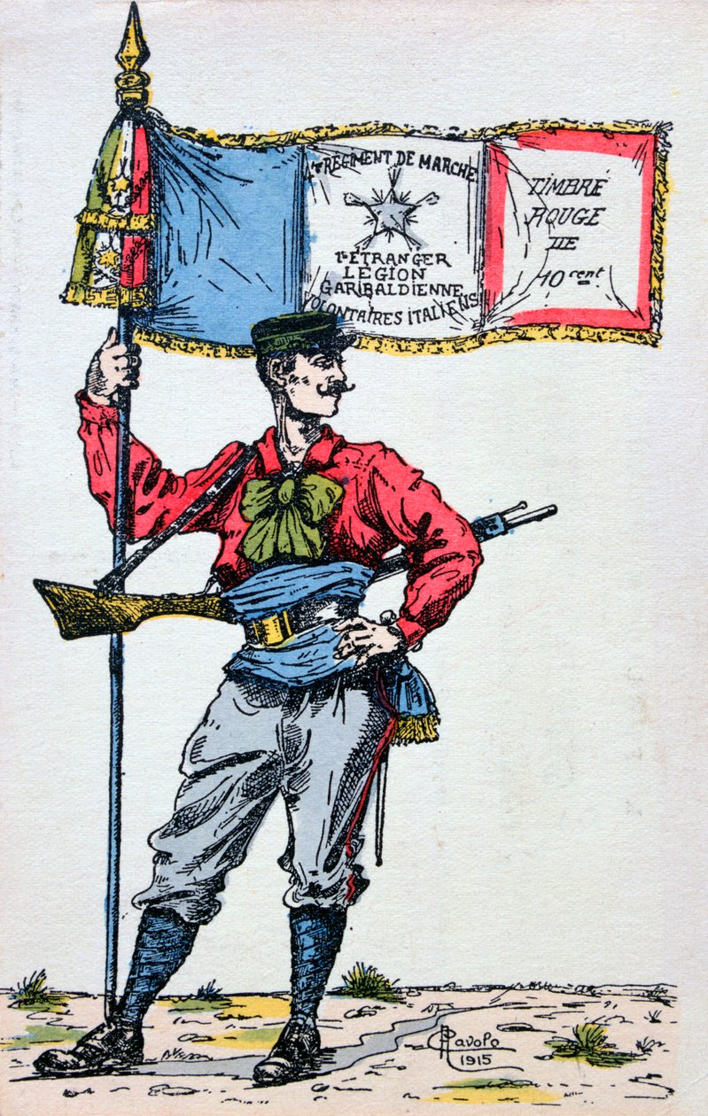Les Chemises Rouges, Légion Garibaldienne, 1915 - Unbekannt