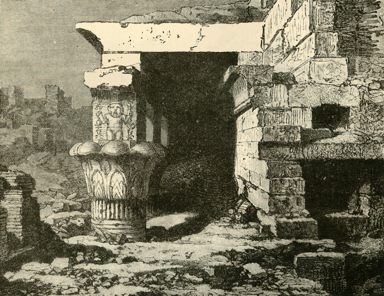 Les ruines de Denderah, 1890 - Unbekannt