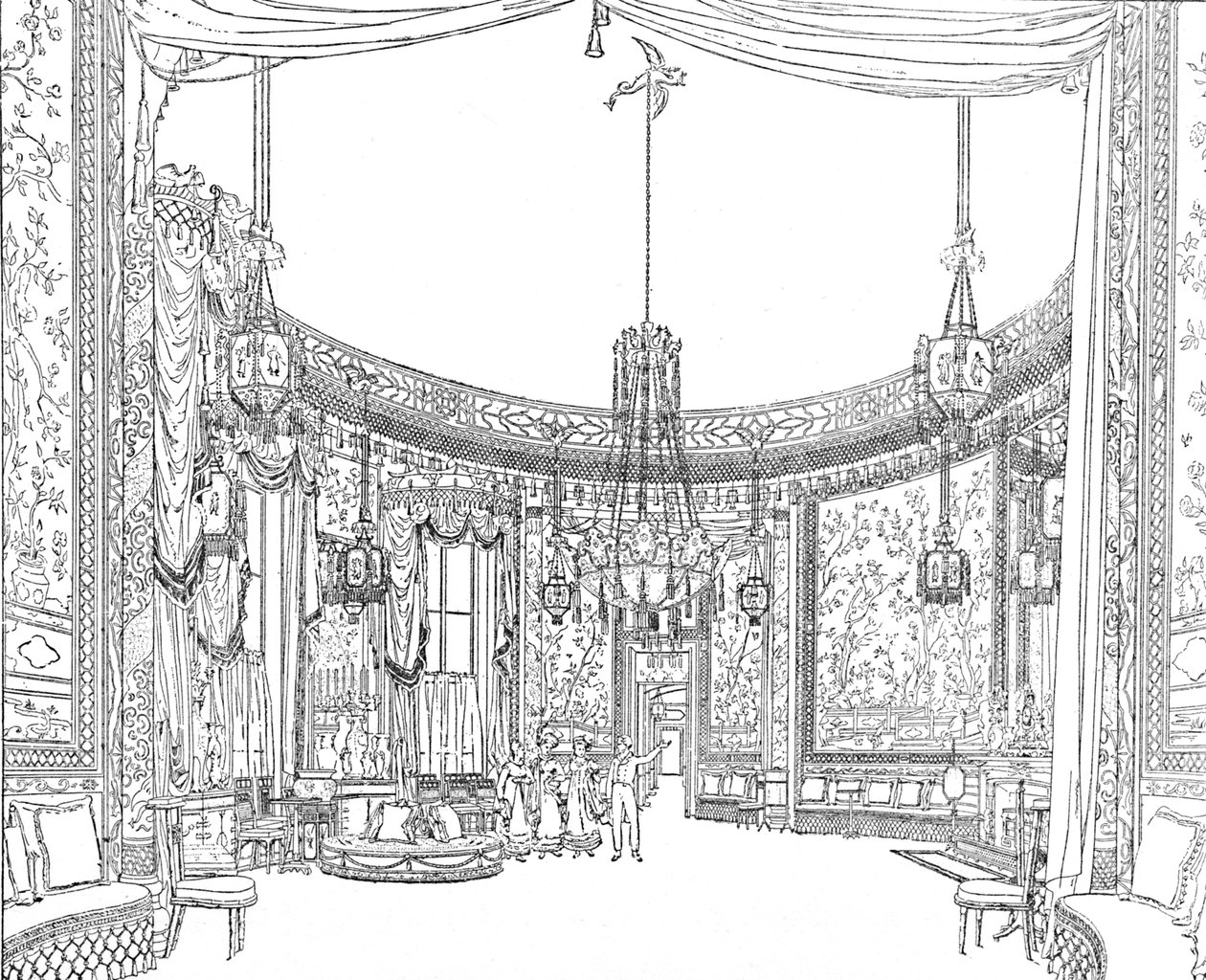Le Salon, vers 1820. De Nashs Illustrations, 1939 - Unbekannt