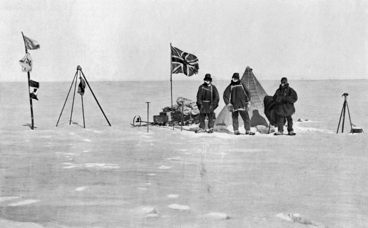 Le camp de Shackleton, Antarctique, jour de Noël, 1908 - Unbekannt