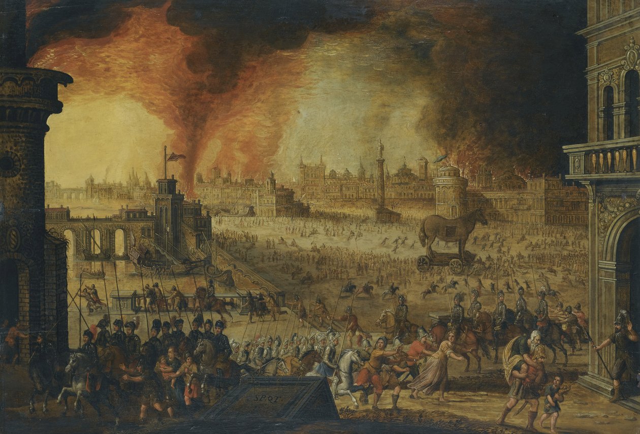 Le Siège de Troie, XVIIe siècle - Unbekannt