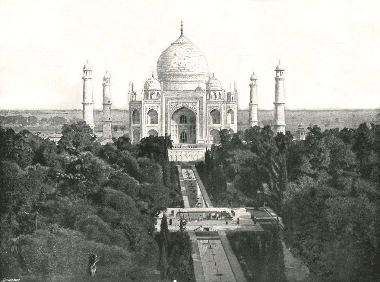 Le Taj Mahal, Agra, Inde, 1895 - Unbekannt