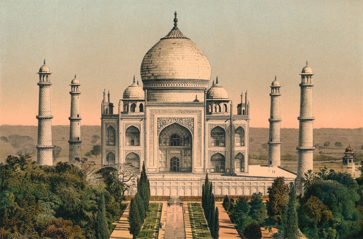 Le Taj Mahal à Agra, vers 1895, 1904 - Unbekannt