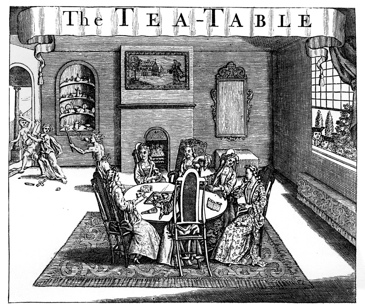 La table à thé, 18e siècle - Unbekannt