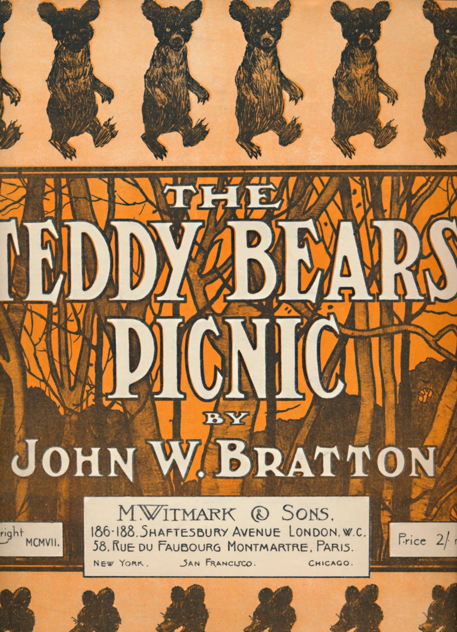Le Pique-nique des ours en peluche, 1907 - Unbekannt