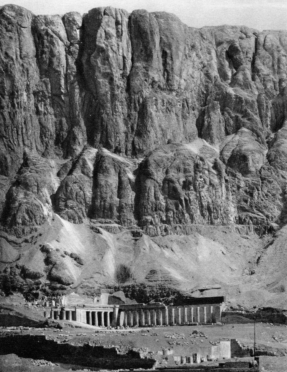 Le Temple de Deir-El-Bahari, Égypte, 1936 - Unbekannt
