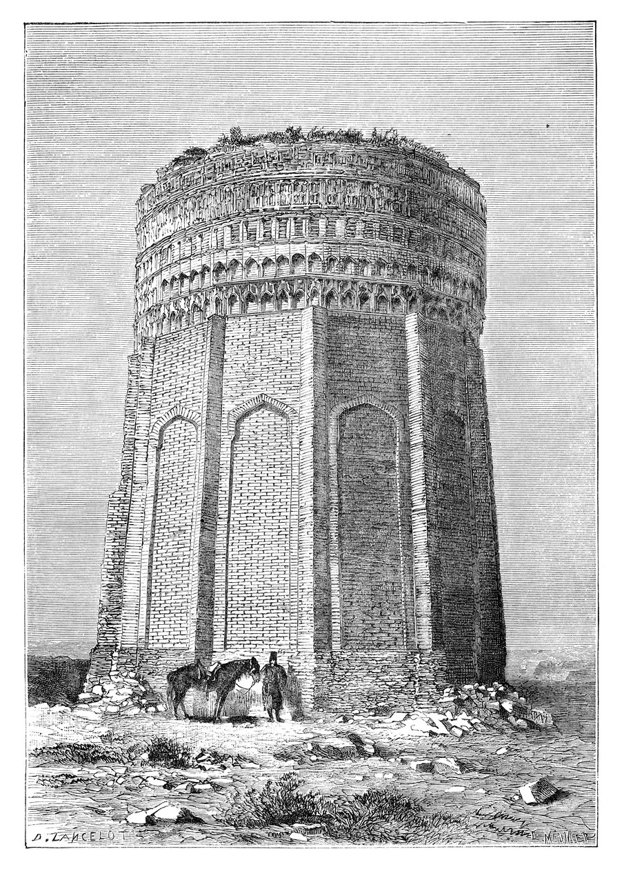 La tour de Meimandan, Perse Iran, 1895 - Unbekannt