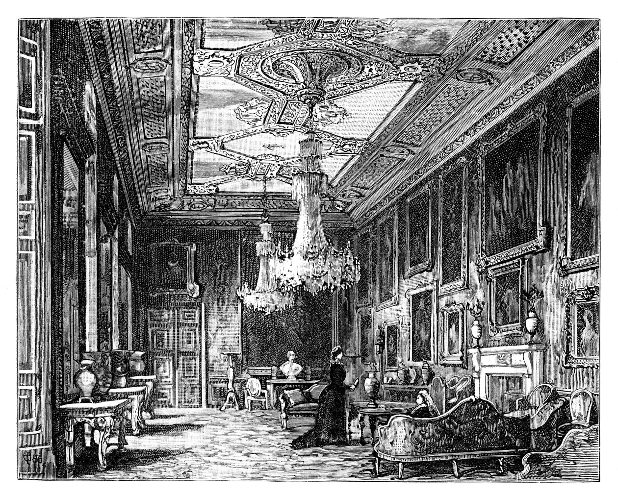 La salle Vandyke, château de Windsor - Unbekannt