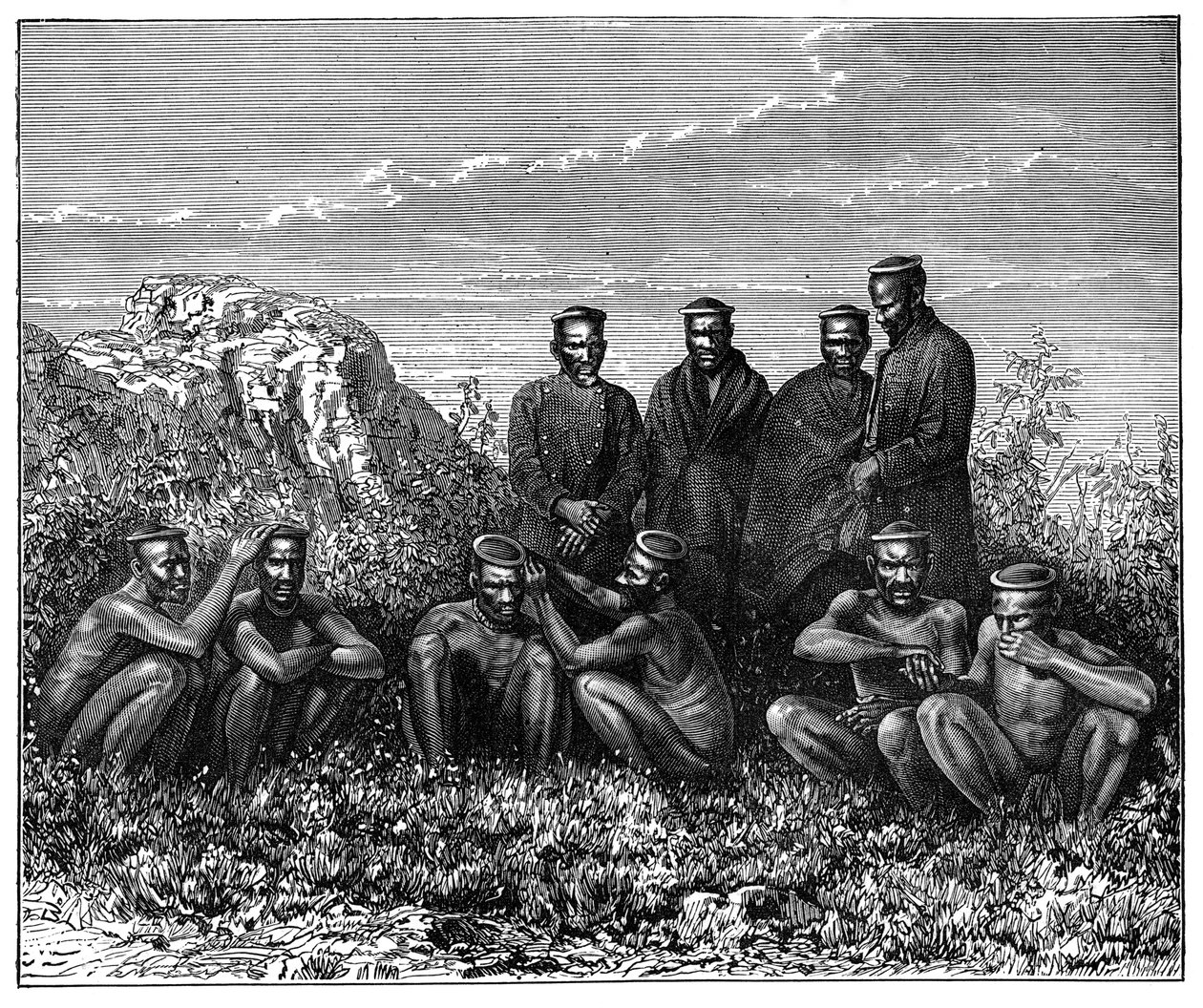 Le Zoulou, Afrique du Sud, vers 1890 - Unbekannt